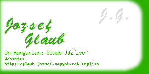 jozsef glaub business card